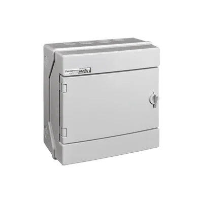Cuadro de distribución hermético RH-8/UV (500 V CA, 1500 V CC) gris