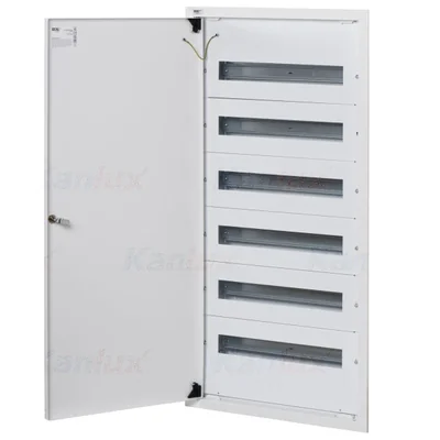 Cuadro de distribución metálico empotrable KP-DB-I-MF-618