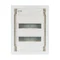 Cuadro de distribución modular empotrable KLV-24HWS-SF K-G IP30 2x28 súper plano