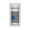 Cuadro de distribución multimedia KLV-48HWM-F, empotrable, K-G, IP30, 1x14 plano