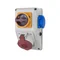 Cuadro de distribución R-BOX KOMPAKT: 1x32A/5P, 1x250V, 1xL/P 40A, 400V, IP44, 1x relé térmico