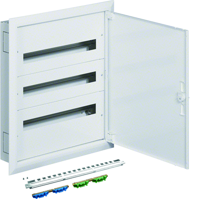 Cuadro eléctrico completo 3x24 módulos + terminales PE/N IP30/I clase pt.