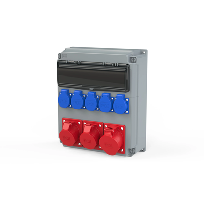 Cuadro eléctrico fijo OPOLE 32/5 2*16/5 5GS sin protección IP54