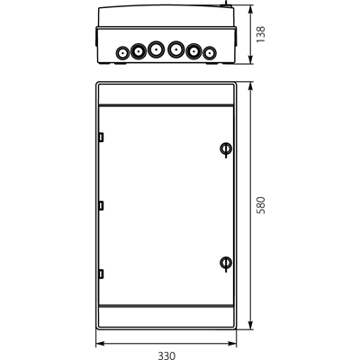 Cuadro hermético RH-36/3ZB