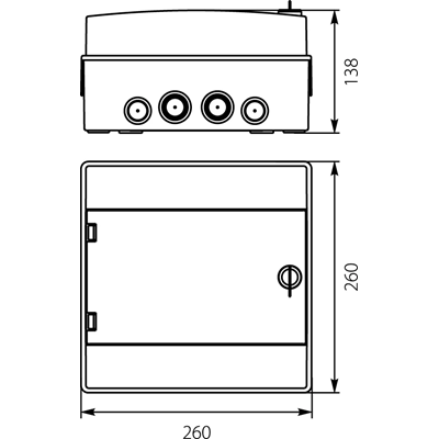 Cuadro hermético RH-8