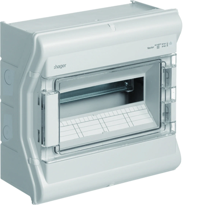 Cuadro VECTOR OUTDOOR N/T IP65, resistente a los rayos UV, troqueles 1R/12M (1x12)
