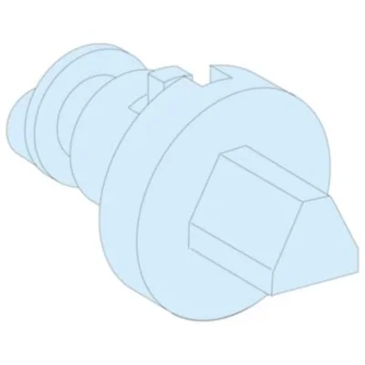 Cuadros Prisma, inserto triangular macho, 6,5 mm
