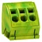 Cuadros Prisma, juego de 4 bloques de tierra con terminales de resorte de 3x16 mm²