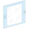 Cuadros Prisma, placa frontal transparente, 300mm, compartimento 300mm