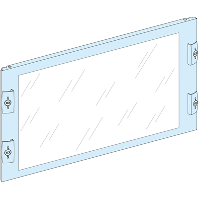 Cuadros Prisma, placa frontal transparente, 450 mm