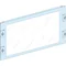 Cuadros Prisma, placa frontal transparente, 450 mm