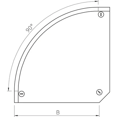 Cubierta ARC 90 300MM FS, DFB 90 300 FS