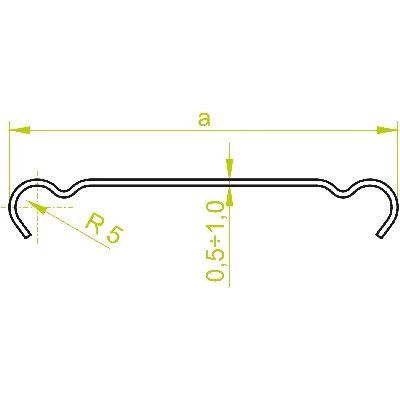 Cubierta de rejilla para bandeja portacables, PKRS60/3