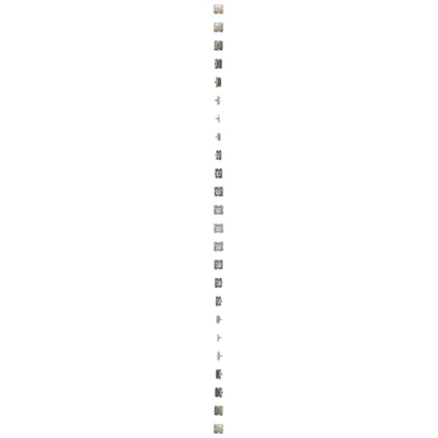 Cubierta del marco (módulo). Fijación con clips o tornillos, dorado (metálico)