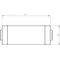 Cubierta para pieza en T y pieza transversal WDK HK60150RW