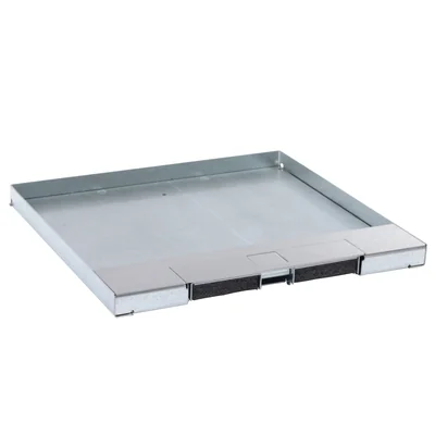 CUBIERTA PLANA DE ACERO INOXIDABLE PARA ALFOMBRA PARA CAJA PLANA 16/24M