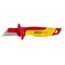 Cuchillo aislado para electricista, hoja recta 190 mm VDE