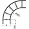 Curva scala 90°, LDC200H45 N