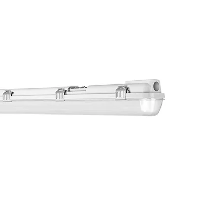 CUSTODIA ANTIUMIDA Apparecchio industriale con una lampada T8 LED 230V IP65 1265mm grigio