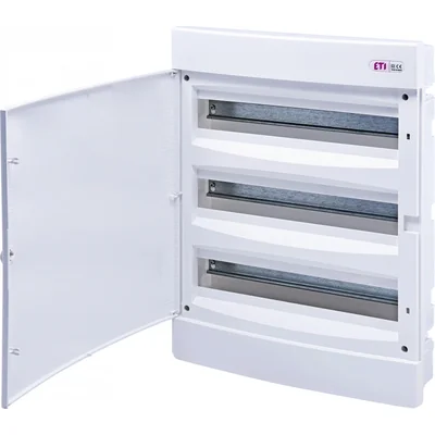 Custodia da incasso 3x18 mod. ante bianche ECM 3X18PO-s