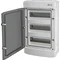 Custodia da parete 36 mod, porta trasparente IP-65, (N-diviso) ECH-36PT-s