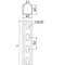 CWC40H40/3E Verstärktes U-Profil, Blechdicke - 2 mm