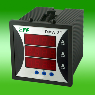 Cyfrowy wskaźnik wartości natężeni aprądu trójfazowy DMA-3T