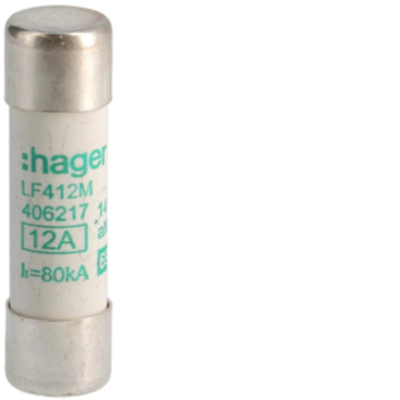 Cylindrical fuse 14x51 aM 12A