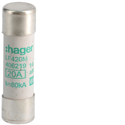 Cylindrical fuse 14x51 aM 20A
