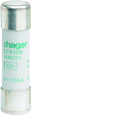 Cylindrical fuse 14x51 aM 32A
