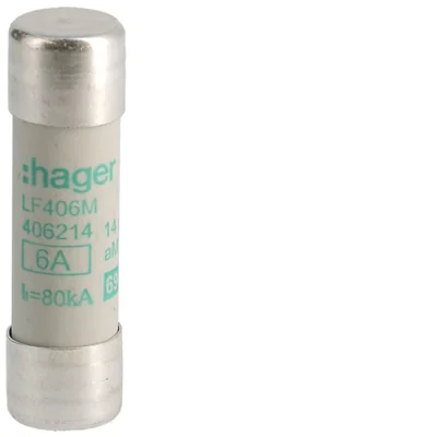 Cylindrical fuse 14x51 aM 6A