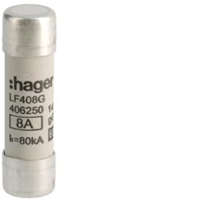 Cylindrical fuse 14x51 gG 8A