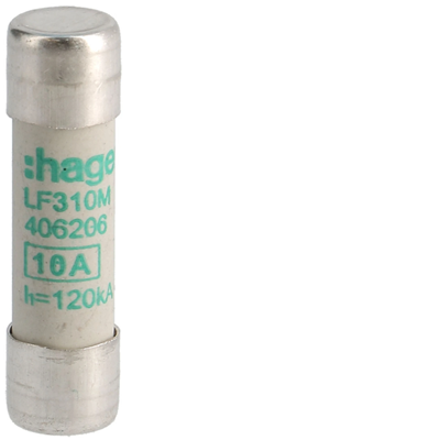 Cylindrical fuse-link 10x38 mm aM 10 A 500 V a.c.