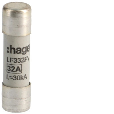 Cylindrical fuse-link 10x38 mm gPV 32 A 600 V d.c.