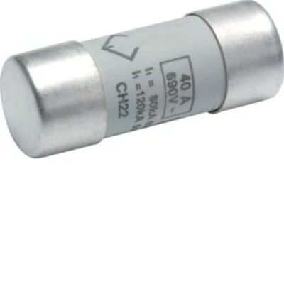 Cylindrical fuse link 22x58mm gG 40A 500VAC