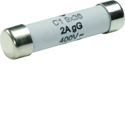 Cylindrical fuse-link 9x36mm gG 2A 400 V