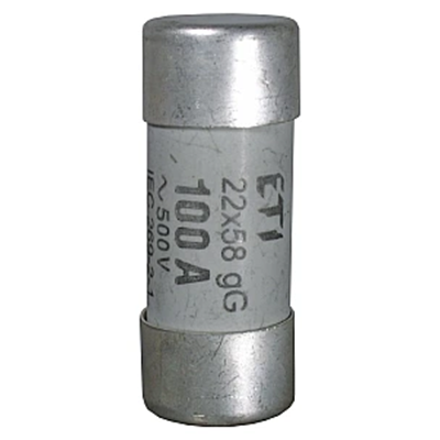 Cylindrical fuse link CH22x58 gG 100A