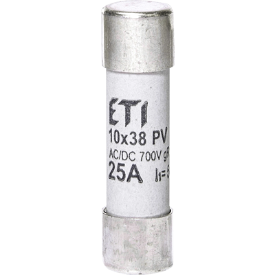 Cylindrical fuse-link PV gR 700V - CH10x38 25A gR 700V