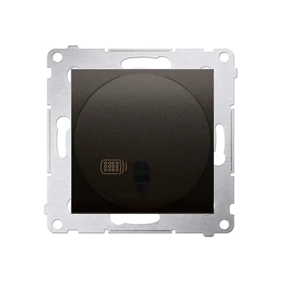 Dálkově ovládaný spínač s relé (modulem) 8(2) A, 230V, matná hnědá metalíza