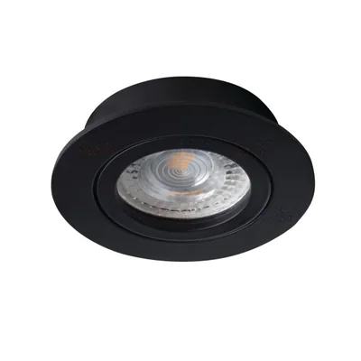 Dalla Einbauleuchte 8,2cm 10W GU10 IP20 schwarz