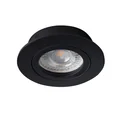 Dalla Lámpara empotrable 8,2cm 10W GU10 IP20 negro