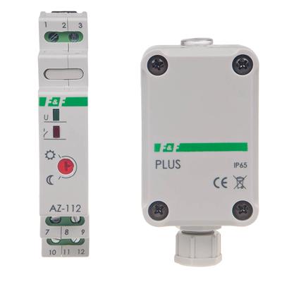 Dämmerungsschalter mit externer hermetischer Sonde AZ-112 PLUS