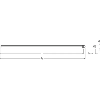 DAMP PROOF SLIM VALUE Oprawa hermetyczna LED 36W 4000lm IP65 6500k CW 1200mm biała