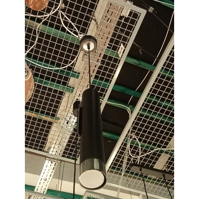 DANI Einzelne Pendelleuchte schwarz/chrom