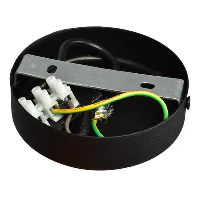 DANI Lámpara colgante individual negro/cromo