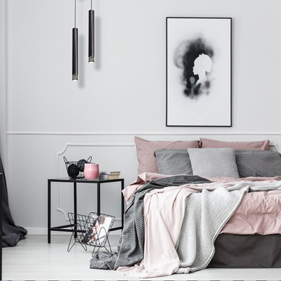 DANI Single pendant lamp black/chrome