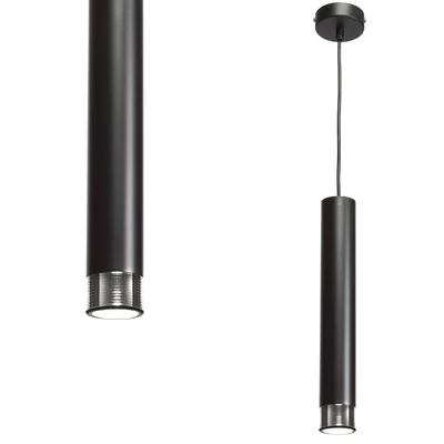 DANI Suspension simple noir/chrome