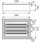 DARP-48 Quiteline 2x24 flush-mounted distribution board, white
