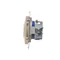 DATA-Buchse mit Autorisierungsschlüssel (Modul) 16A 250V cremefarbene Schraubklemmen