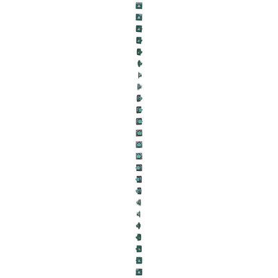 DATA plug socket (module), 230V, green